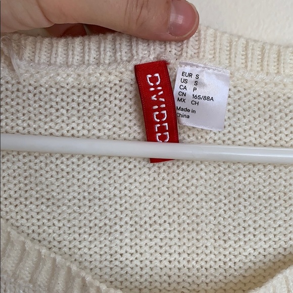 Oversized H&M sweater with ombré pattern. - Picture 2 of 3